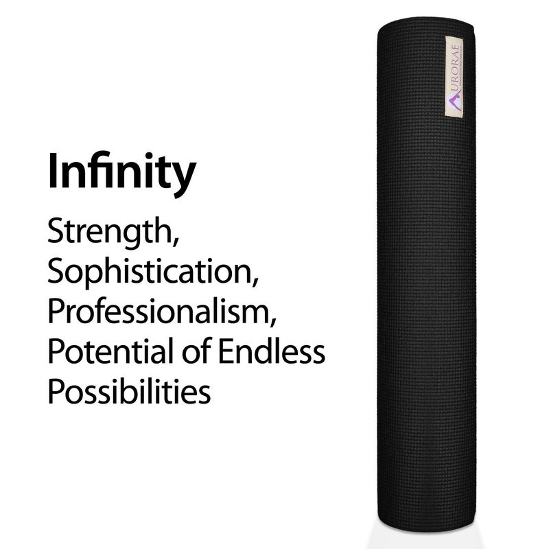 AURORAE Classic/Printed Extra Thick and Long Yoga Mat. Slip Free Rosin included - Image 4